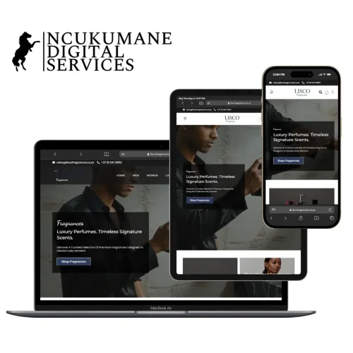 LISCO Fragrances Website MockUp