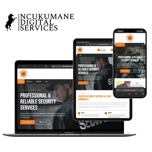 Security Website Mock-Up