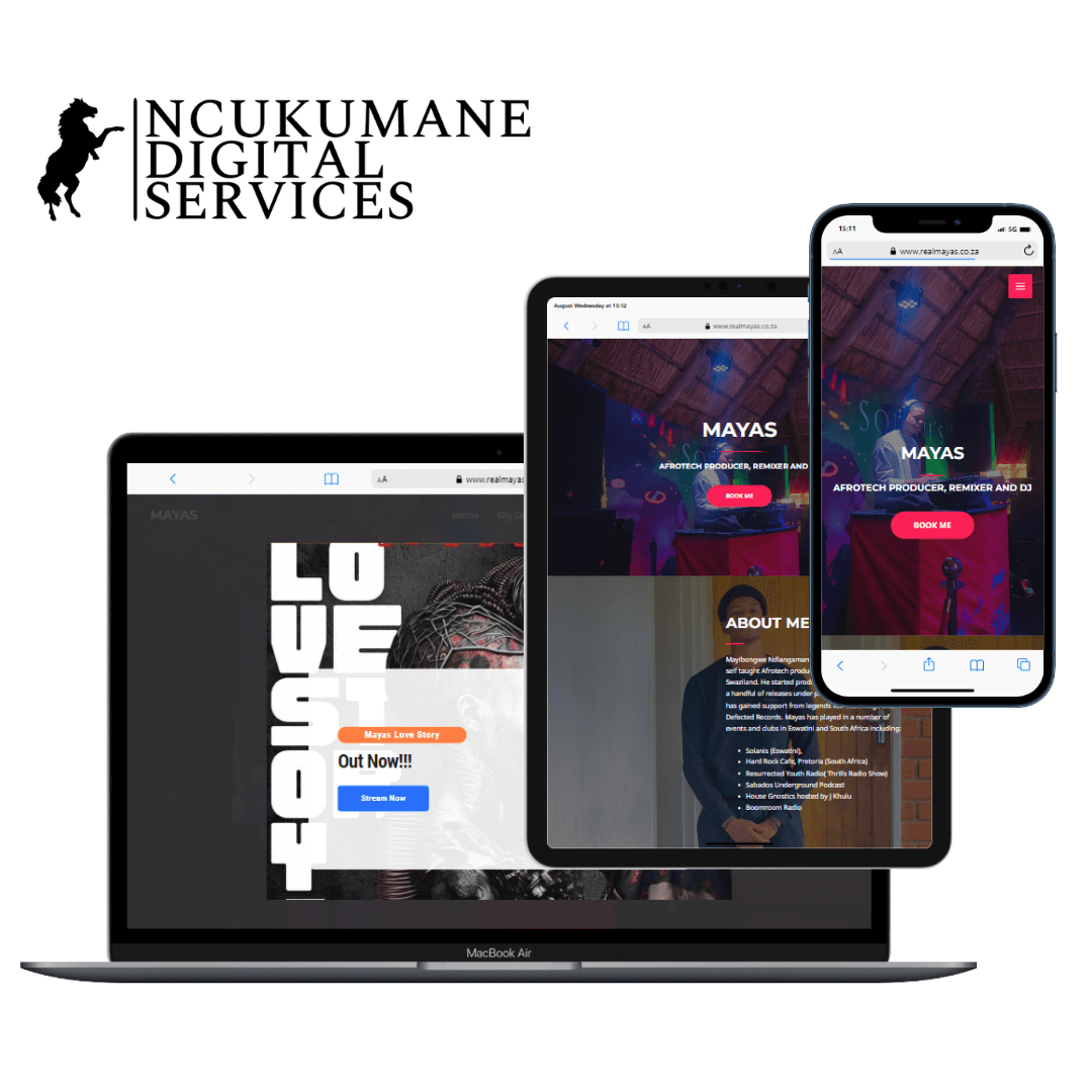 Real Mayas Website Mockup