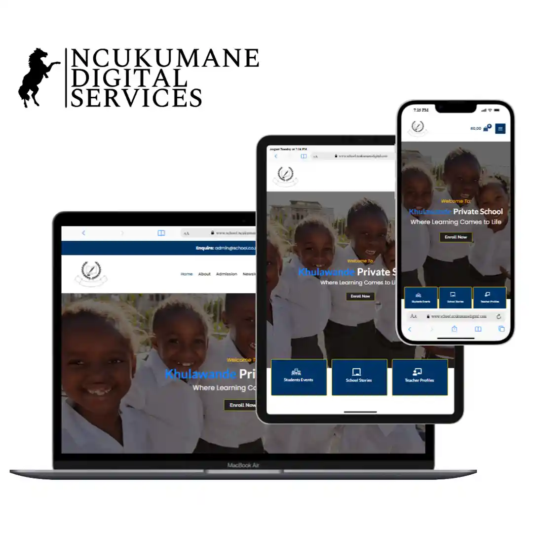 School Website MockUp