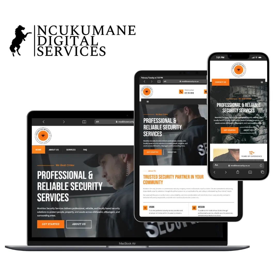 Security Website Mock-Up